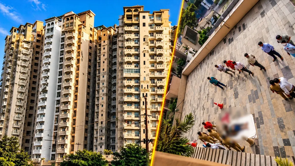 एक और खुदकुशी, अब ग्रेटर नोएडा में हाईराइज सोसाइटी की 12वीं मंजिल से छलांग लगाकर शख्स ने दी जान, डिप्रेशन और कर्ज की आशंका A man committed suicide by jumping from 12th floor