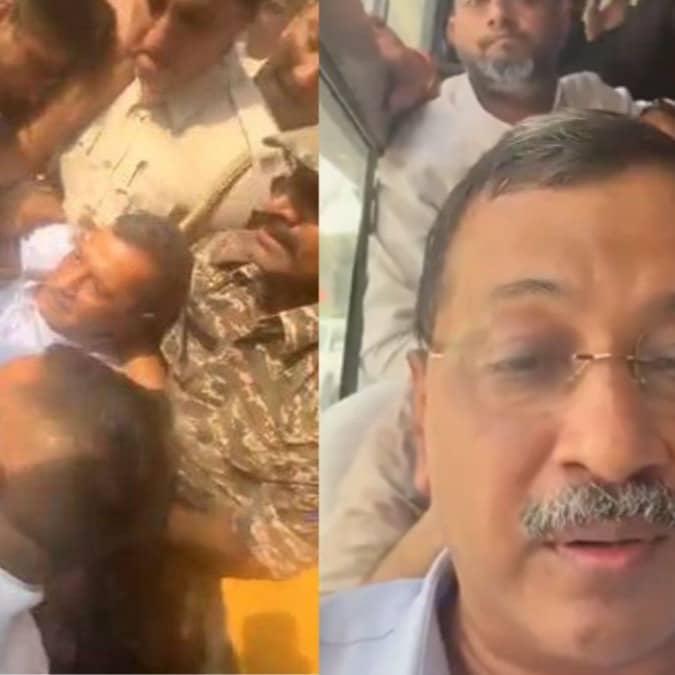 AAP convenor Kejriwal detained amid protests against CEC