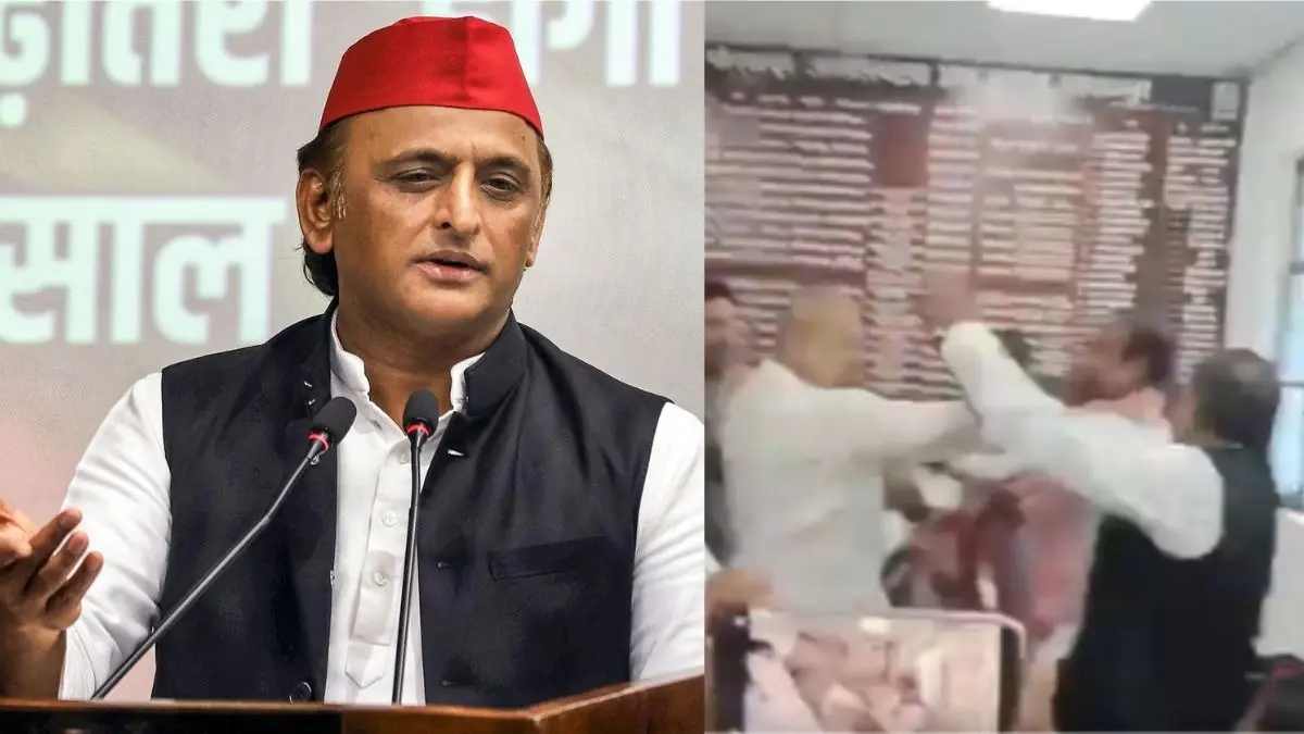 UP: प्रेस कॉन्फ्रेंस में चले लात-घूंसे! गोरखपुर थप्पड़कांड पर अखिलेश यादव का बड़ा एक्शन, भंग की सपा की पूरी जिला यूनिट Akhilesh Yadav dissolves SP's Gorakhpur executive commitee