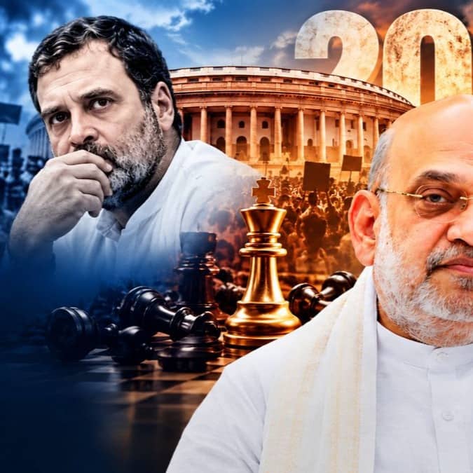 Amit Shah hit out Rahul Gandhi needs to be ready for crushing defeat in 2029