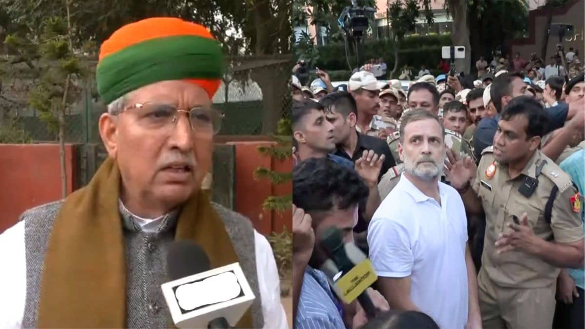 Arjun Ram Meghwal slam congress rahul gandhi over SIR election commission