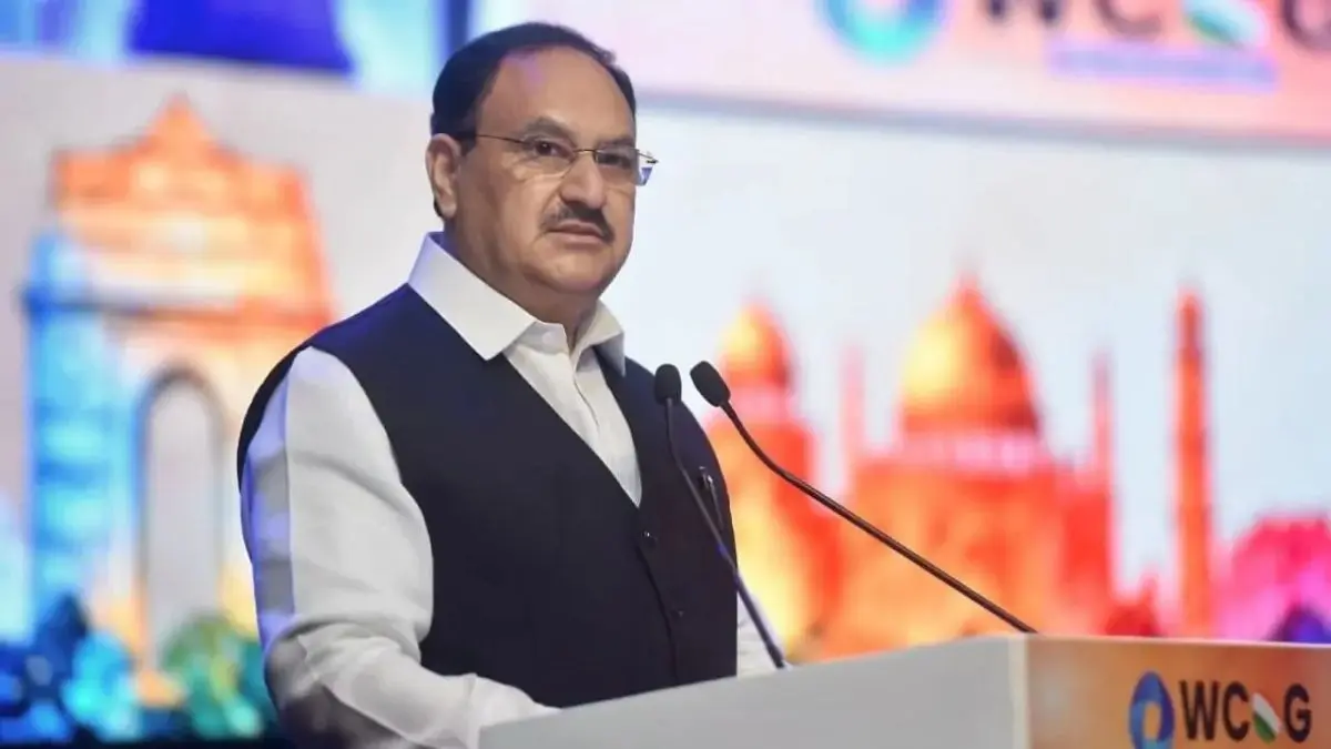 भारत में पहली बार WCOG 2026... स्वास्थ्य मंत्री जे.पी. नड्डा ने गिनाईं हेल्थ सेक्टर की बड़ी उपलब्धियां, Global Healthcare में भारत का बड़ा कदम भारत में पहली बार WCOG 2026... स्वास्थ्य मंत्री जे.पी. नड्डा ने गिनाईं हेल्थ सेक्टर की बड़ी उपलब्धियां, Global Healthcare में भारत का बड़ा कदम