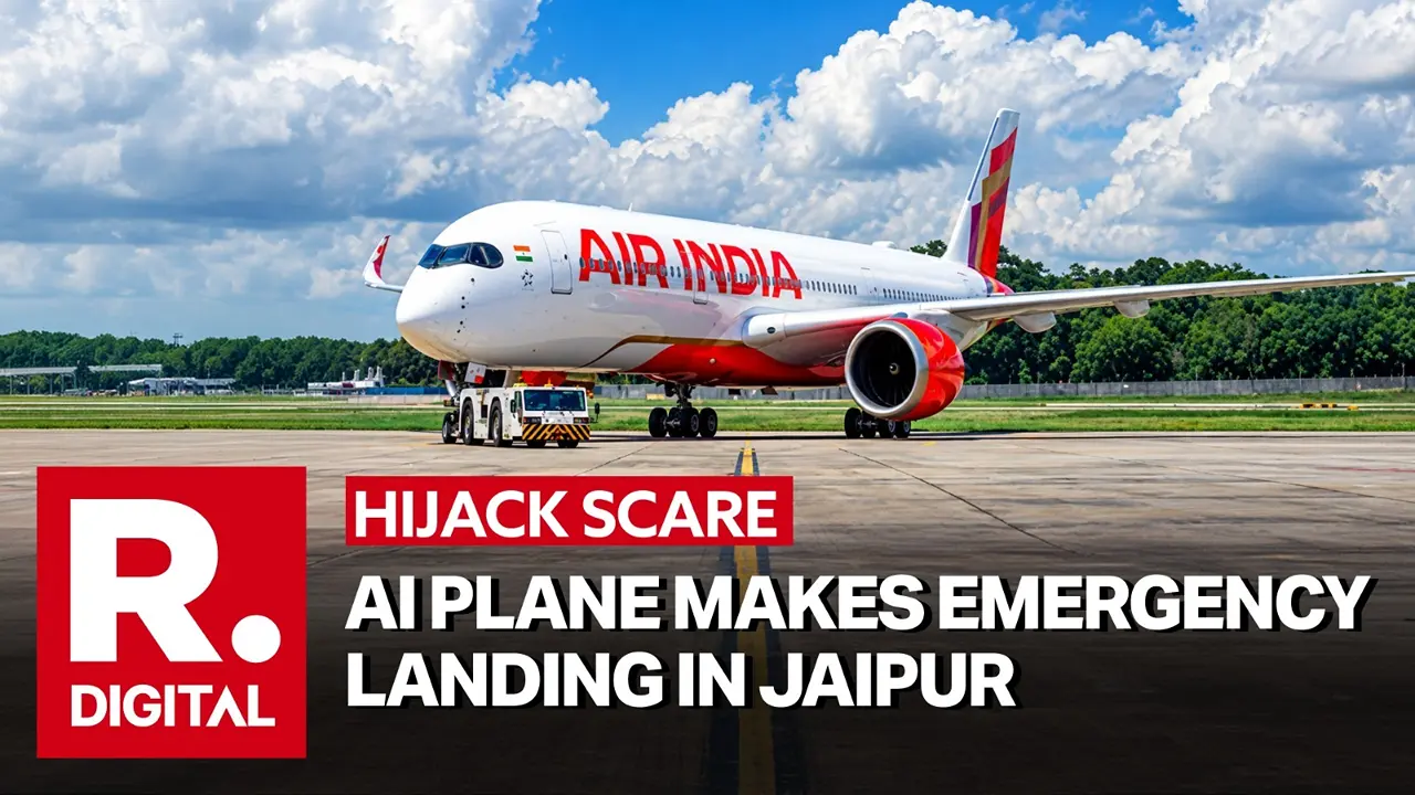 Bomb, Hijack Threat Force Air India Frankfurt-Delhi Flight To Make Emergency Landing In Jaipur Bomb Threat Forces Air India Flight to Make Emergency Landing In Jaipur