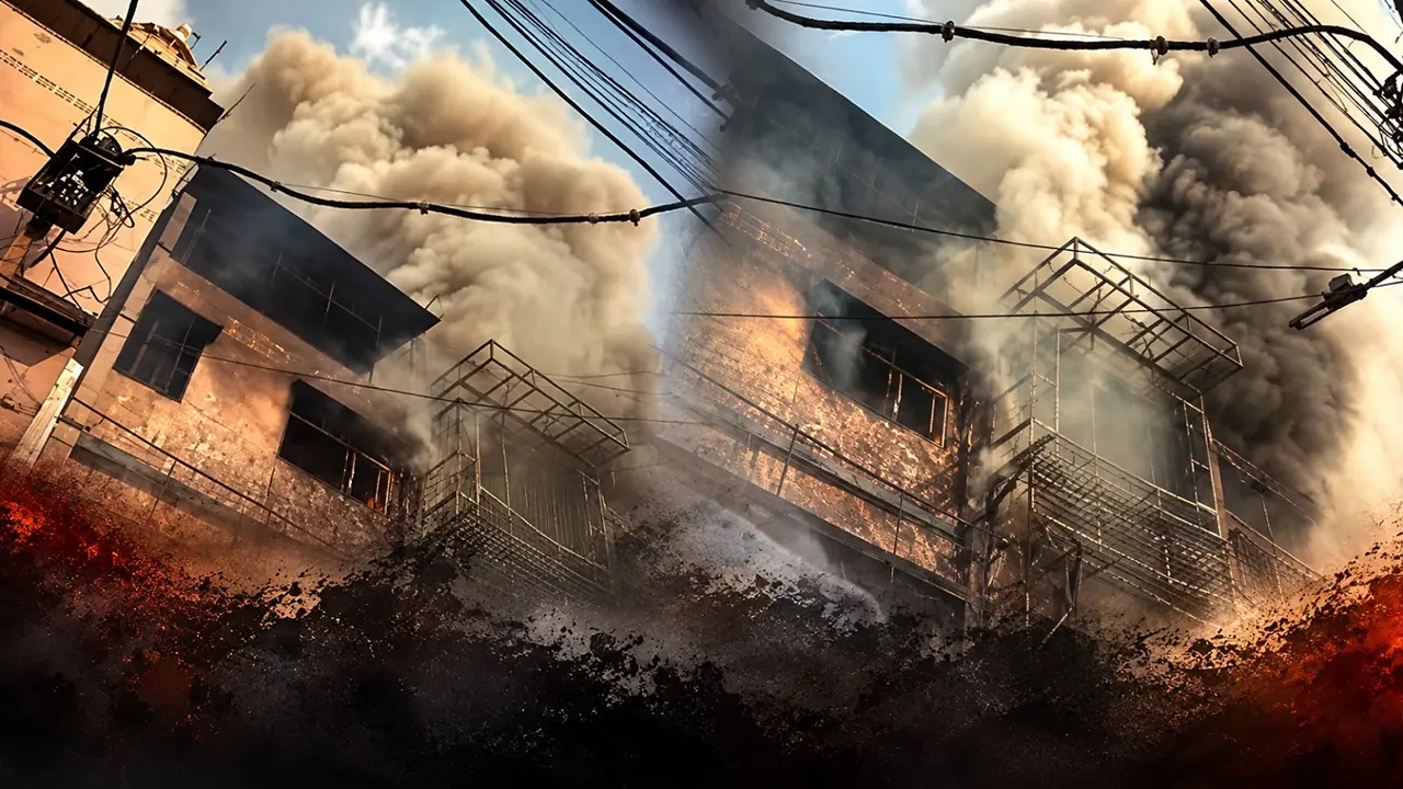 Bhopal New Market Fire: Blaze Spreads Across 3-4 Buildings, Several Shops Gutted Bhopal New Market Fire Spreads Across Buildings, Several Shops Gutted