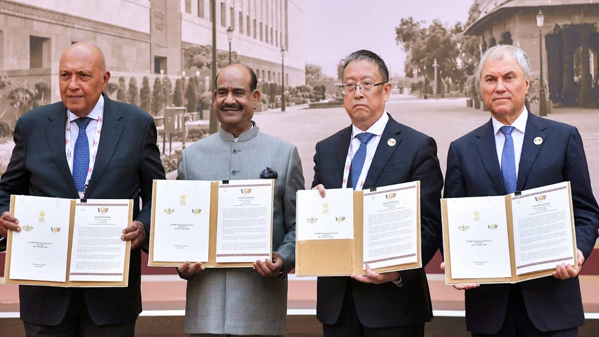 BRICS Parliamentary Forum Adopts New Delhi Joint Declaration, Calling for UN Reform, Multilateralism