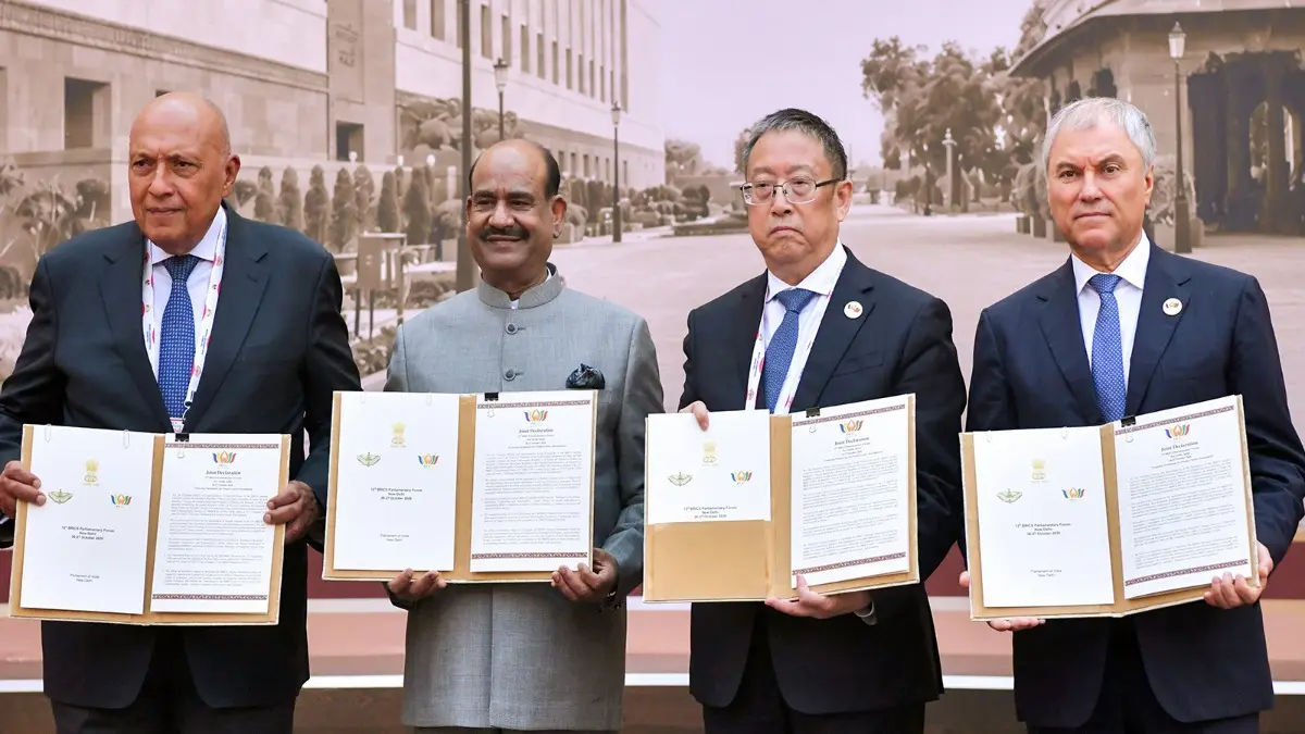 BRICS Parliamentary Forum Adopts New Delhi Joint Declaration, Calling for UN Reform, Multilateralism BRICS Parliamentary Forum Adopts New Delhi Joint Declaration, Calling for UN Reform, Multilateralism