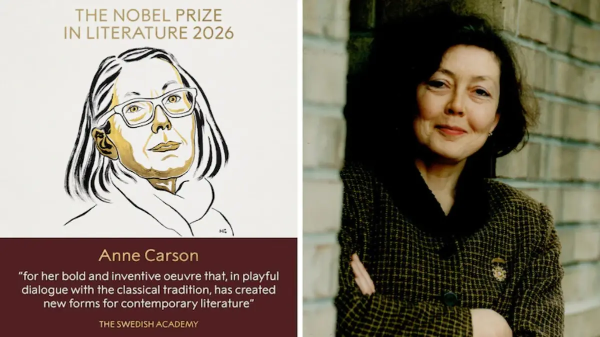 Canadian Author Anne Carson Wins 2026 Nobel Prize in Literature for Inventive Work Canadian Writer Anne Carson Wins 2026 Nobel Prize in Literature