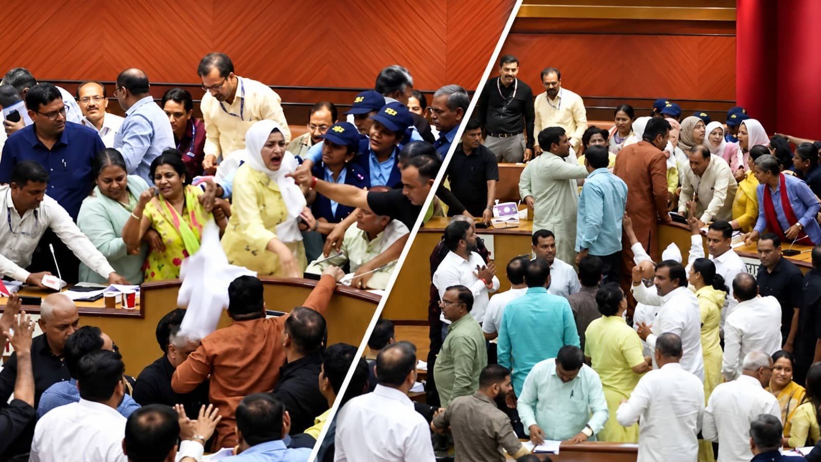 Chaos erupts at Delhi MCD house 