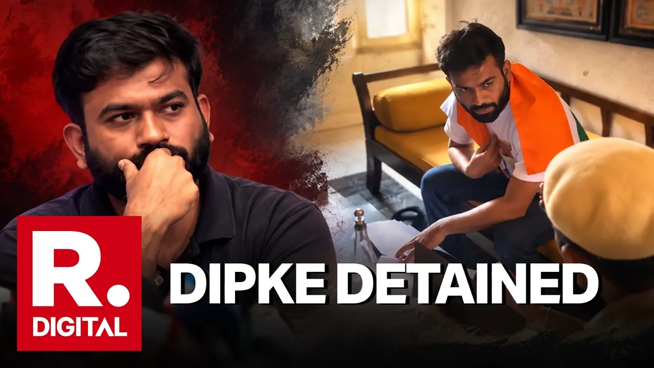 Delhi Police Detain Rahul's Aide Neha Bora, Abhijeet Dipke During CP Central Park Event CJP Founder Abhijeet Dipke Detained by Delhi Police Ahead of 'Tiranga March' at CP