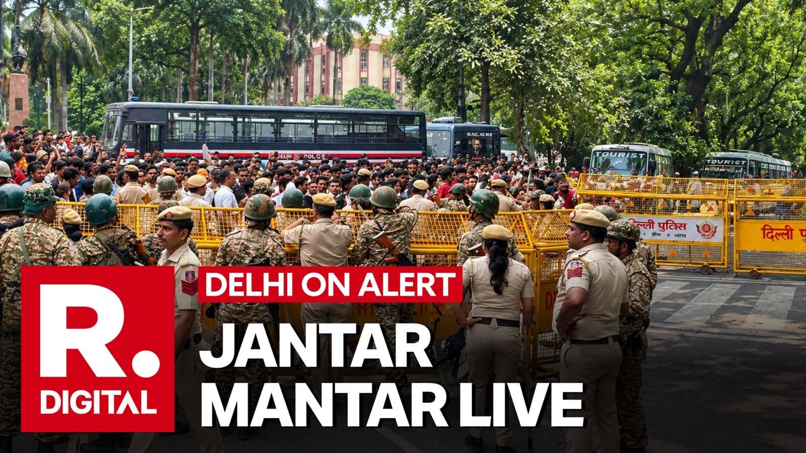 CJP Protest Delhi LIVE: 124 Ex-Bureaucrats Back EC, SIR; 3,500 Detained