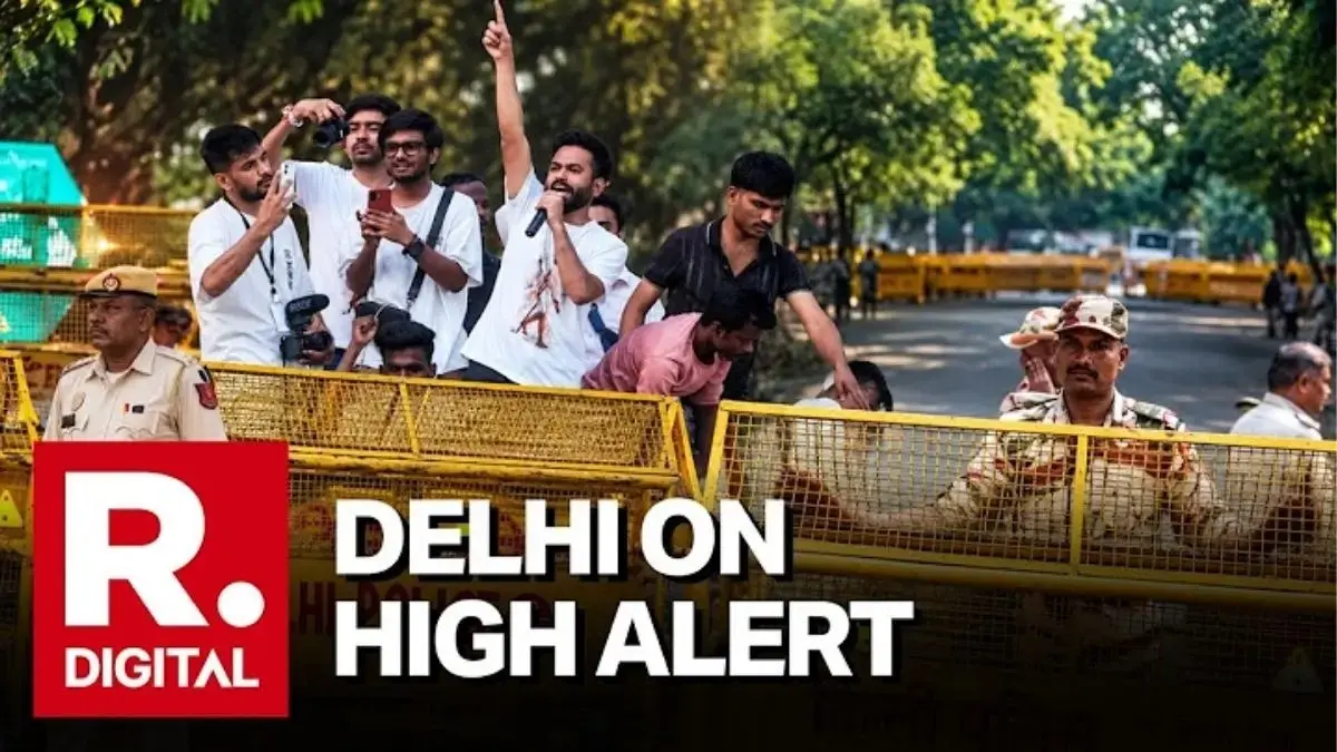 Delhi On High Alert For CJP’s Tiranga March Today; 6,000 Cops Deployed, Only 11 Allowed With Flags, Central Park Shut Delhi Police Says Only 11 People May Carry Tricolour At CJP’s CP Protest