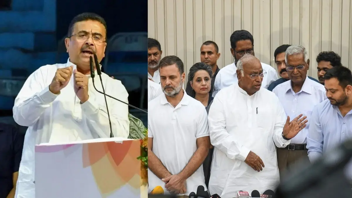 CM सुवेंदु अधिकारी का INDI ब्लॉक की आगामी दिल्ली रैली पर तीखा प्रहार, कहा-लोकतांत्रिक देश में... CM Suvendu Adhikari launches a sharp attack on the INDI bloc upcoming Delhi rally