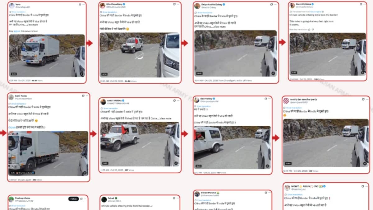 ‘Coordinated Inauthentic Behaviour Exposed’: Army Fact-Checks Claims of Chinese Vehicles’ Unauthorised Entry into India