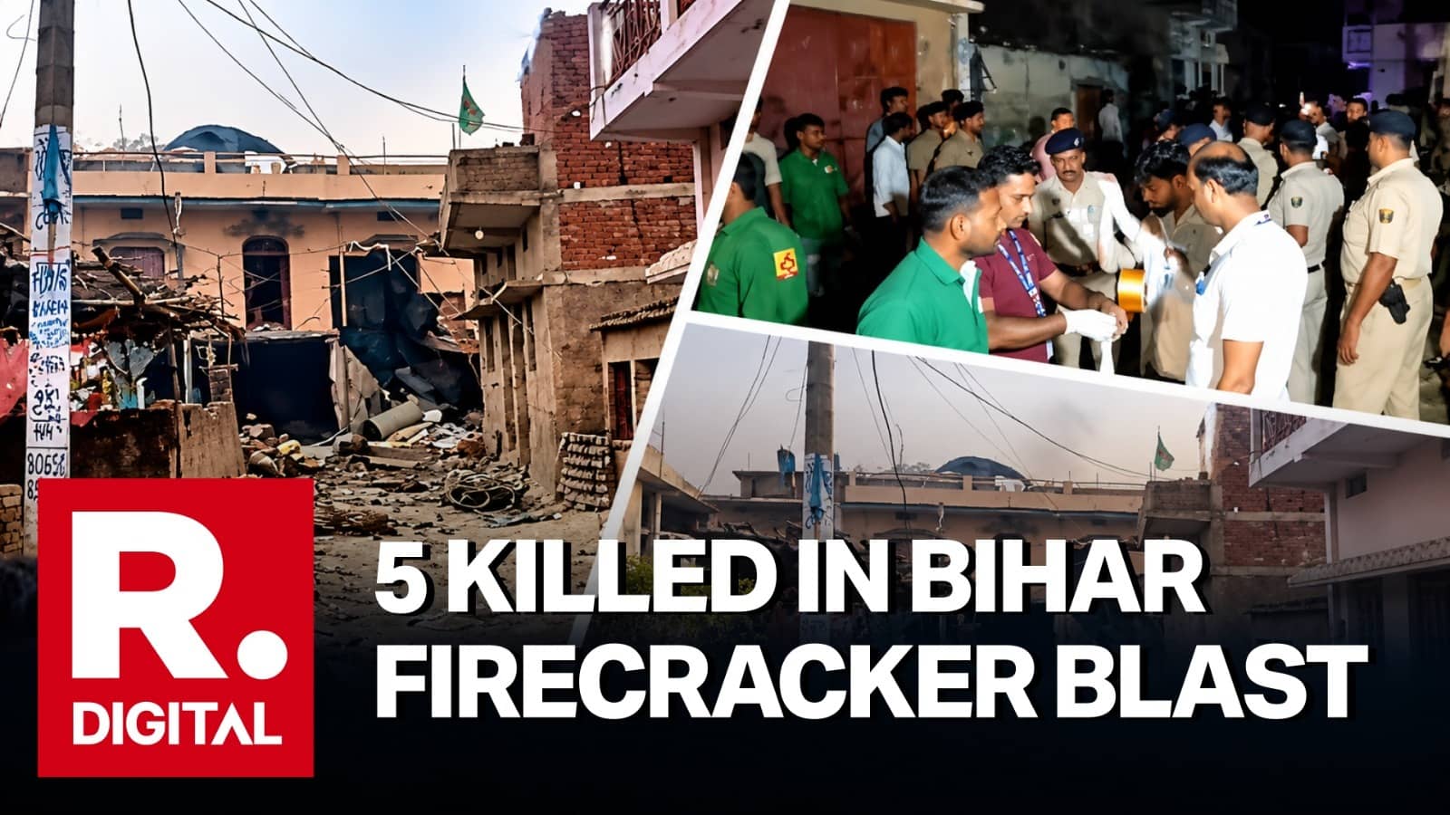 Death Toll Rises to 5 in Blast at Illegal Firecracker Unit in Siwan