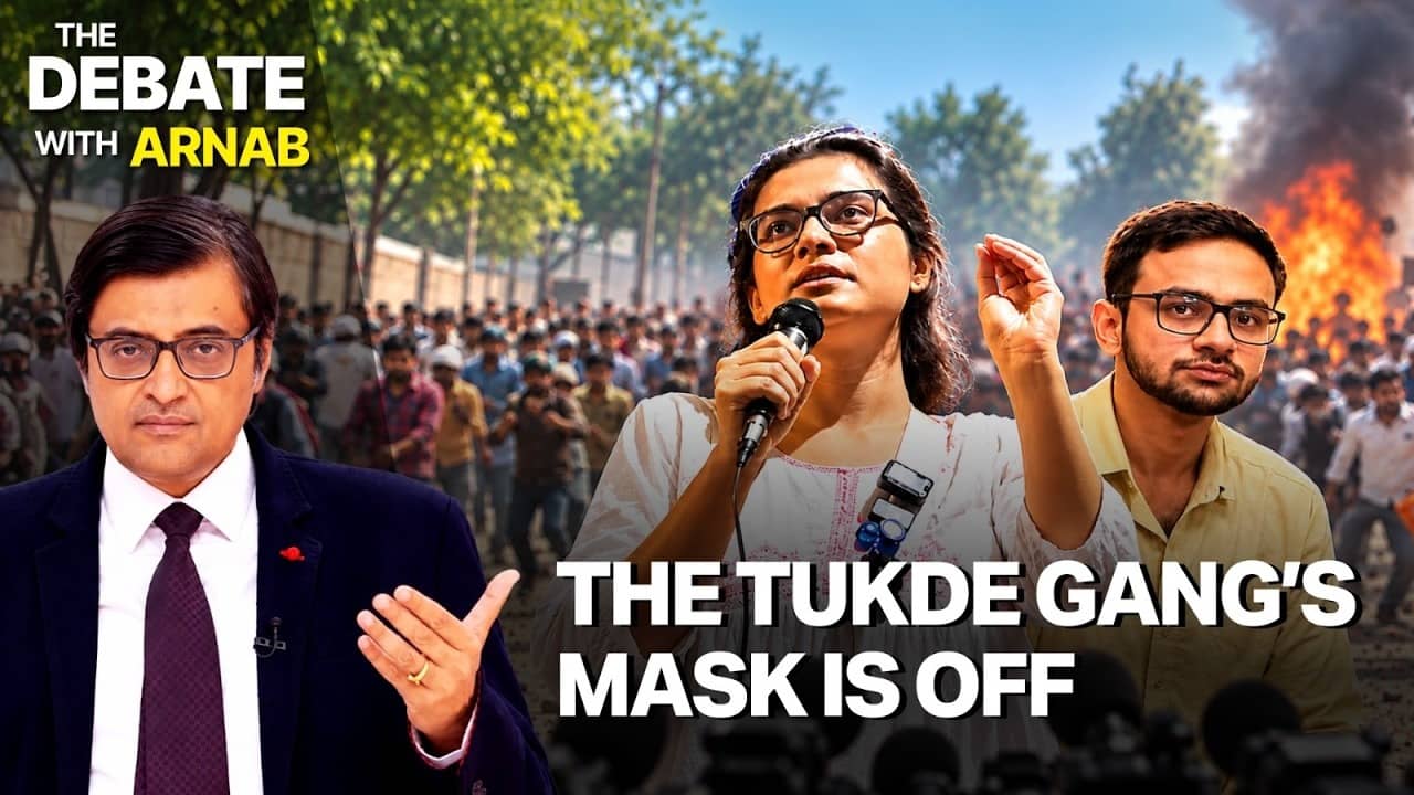 Debate With Arnab: Mask Is Off As Neha Bora Openly Supports Umar Khalid And Tukde Gang