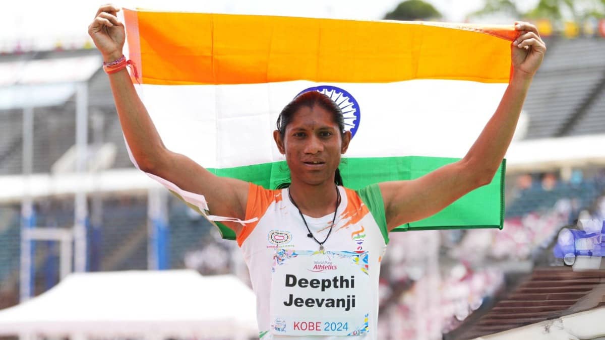 Deepthi Jeevanji Wins Gold, Sets Asian Para Games Record in 400m T20