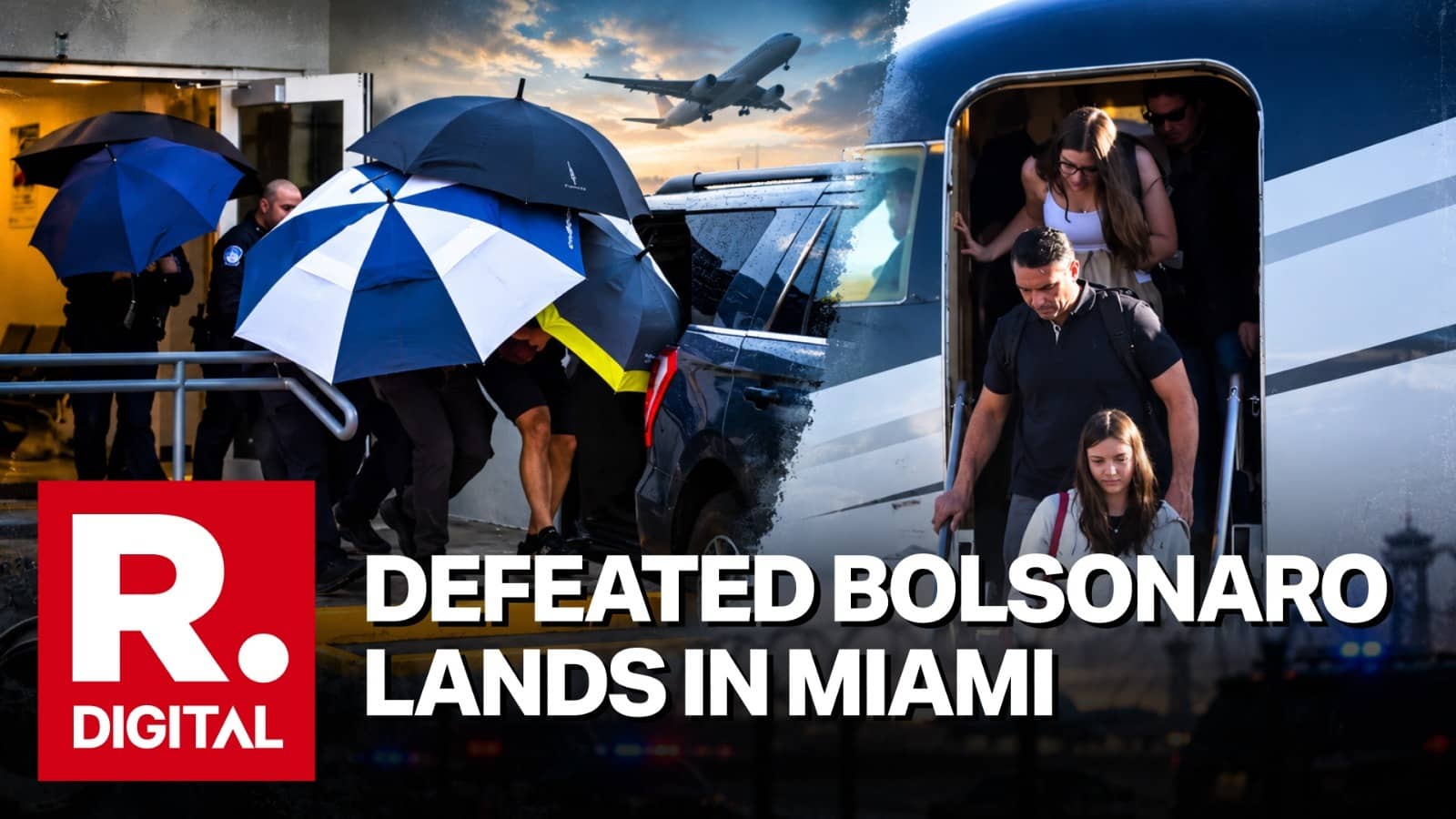 Defeated Brazilian Presidential Candidate Flávio Bolsonaro Land in Miami