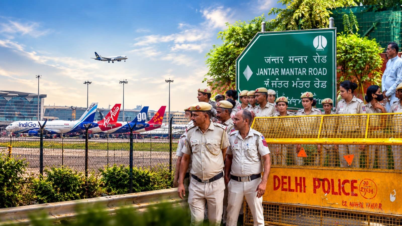 Delhi Police Recall Past Violence Ahead of Oct 10 CJP Protest; IGI Airport Issues Travel Advisory