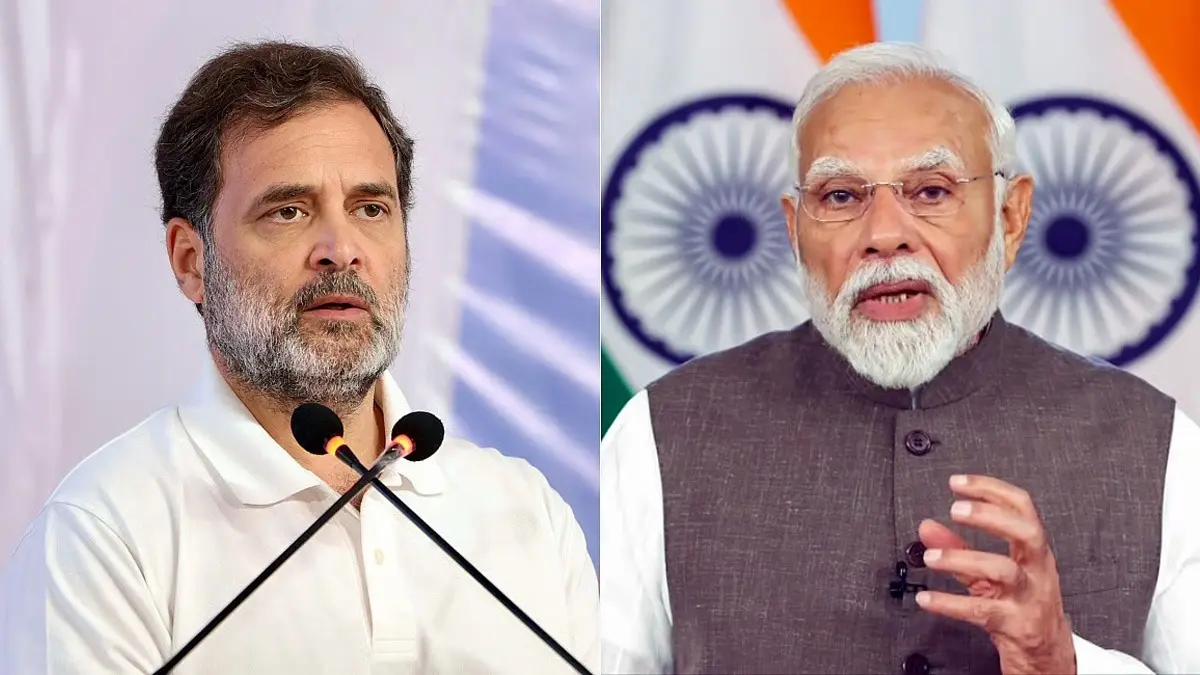 'Democracy Wrecker': BJP Lashes Out at Rahul Gandhi After FIR Over Akashvani Bhavan Ruckus; INDIA Bloc Cries 'Dictatorship' 'Democracy Wrecker': BJP Lashes Out at Rahul Gandhi After FIR Over Akashvani Bhavan Ruckus; INDIA Bloc Cries 'Dictatorship'