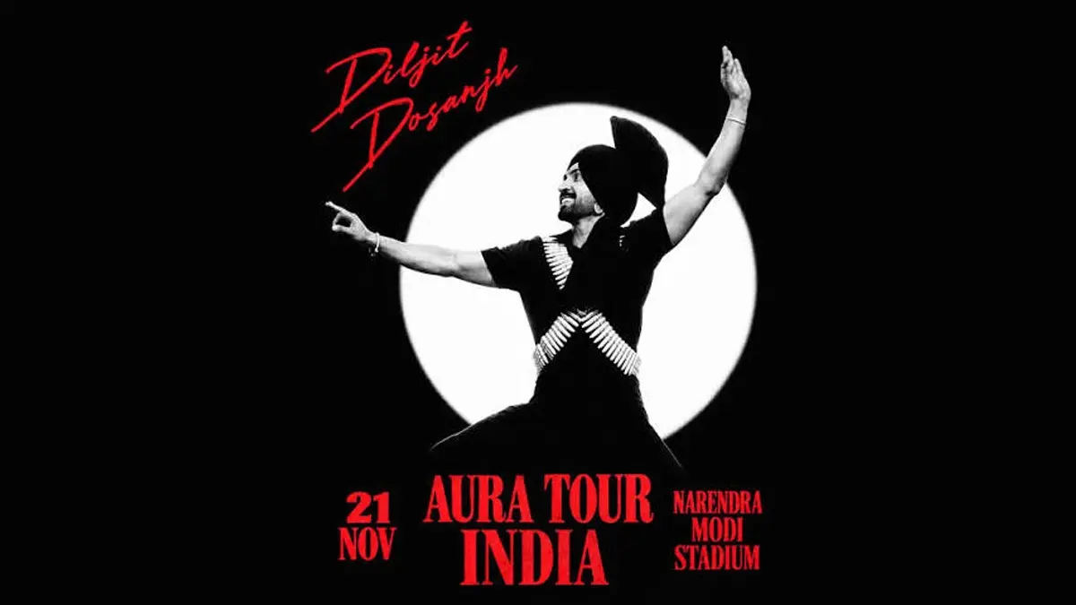 Diljit Dosanjh’s Aura India Tour to Rock Seven Cities, Kicks Off in Delhi on Nov 1 Diljit Dosanjh’s Aura India Tour to Rock Seven Cities, Kicks Off in Delhi on Nov 1