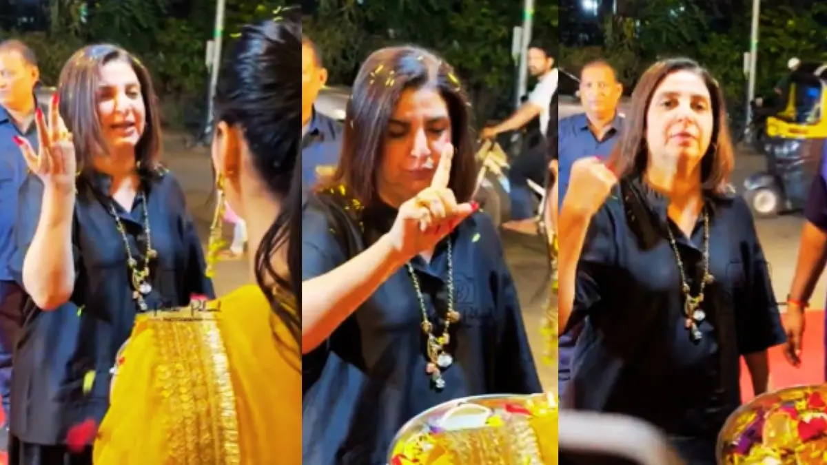 फूलों से स्वागत देख क्यों झल्ला उठीं फराह खान? तिलक लगाने से भी रोका, वीडियो देख भड़के यूजर्स Farah Khan