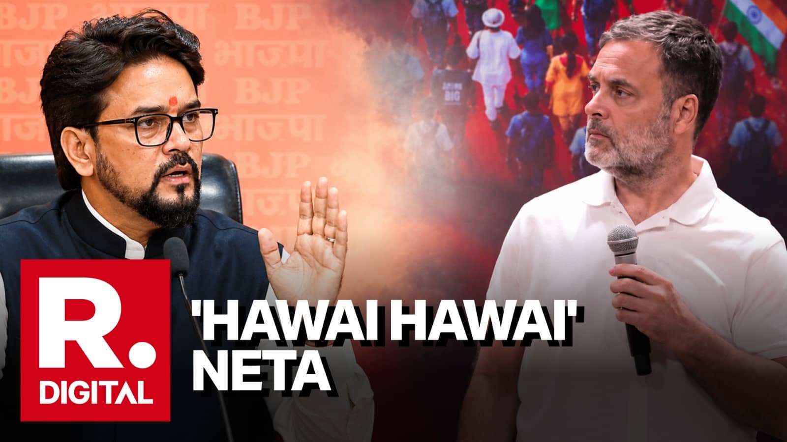 ‘Hawa-Hawai Leader’: Anurag Thakur Blistering Attack at Rahul Gandhi Over ‘99 Election Losses’