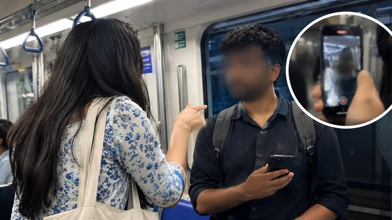 'I Was Shaking...': Bengaluru Woman Confronts Man for Filming Her in Metro; Video Triggers Outrage | WATCH