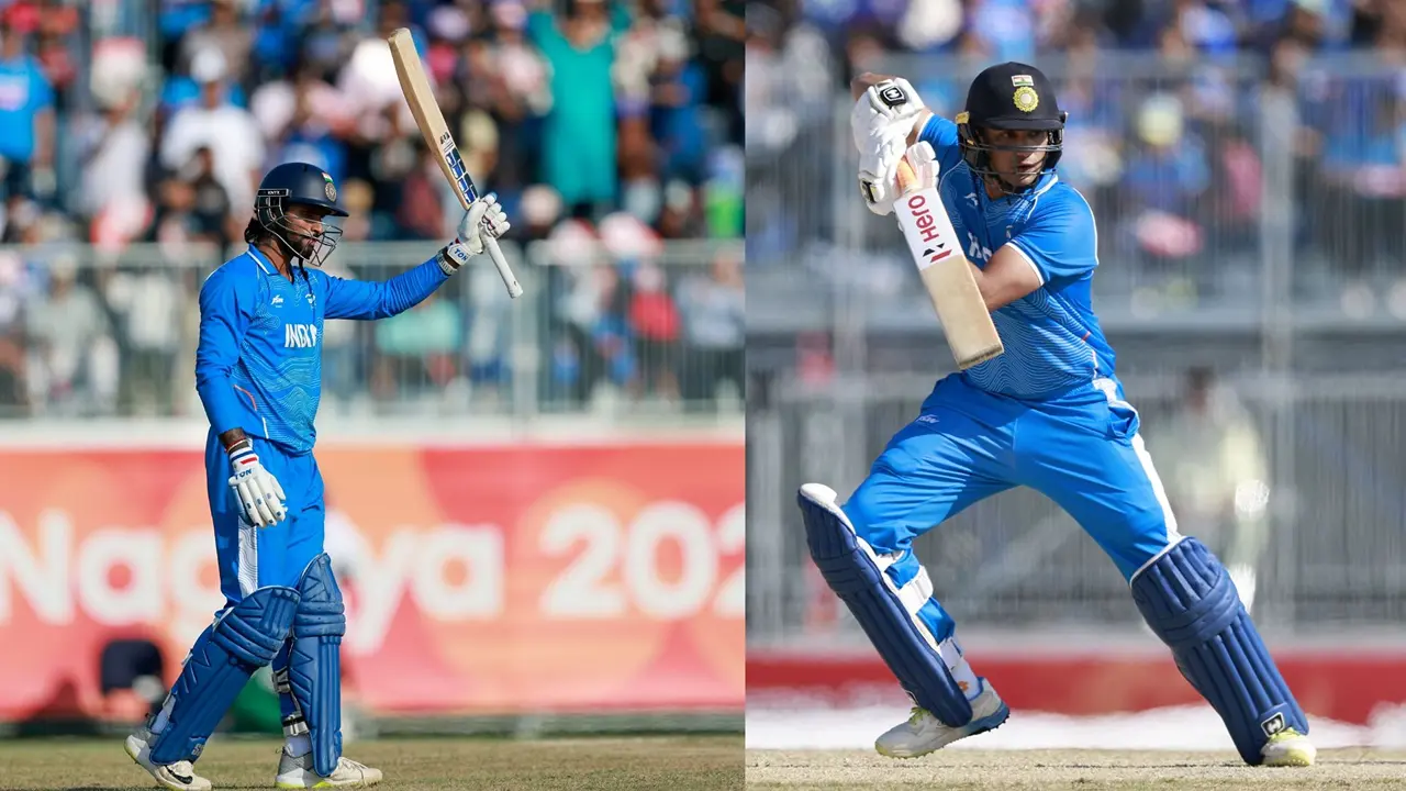 IND Vs PAK Gold Medal Match: अभिषेक-तिलक की आंधी में उड़ा पाकिस्तान, भारत ने दिया 212 रनों का बड़ा टारगेट IND Vs PAK Gold Medal Match: Abhishek, Tilak half-centuries propel India to 211/6 against Pakistan men's cricket final