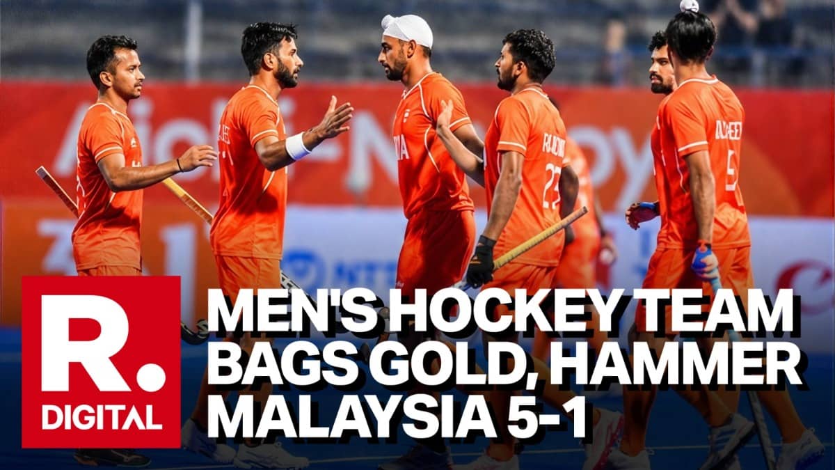 India Beat Malaysia 5-1 to Win Back-to-Back Asian Games Hockey Gold