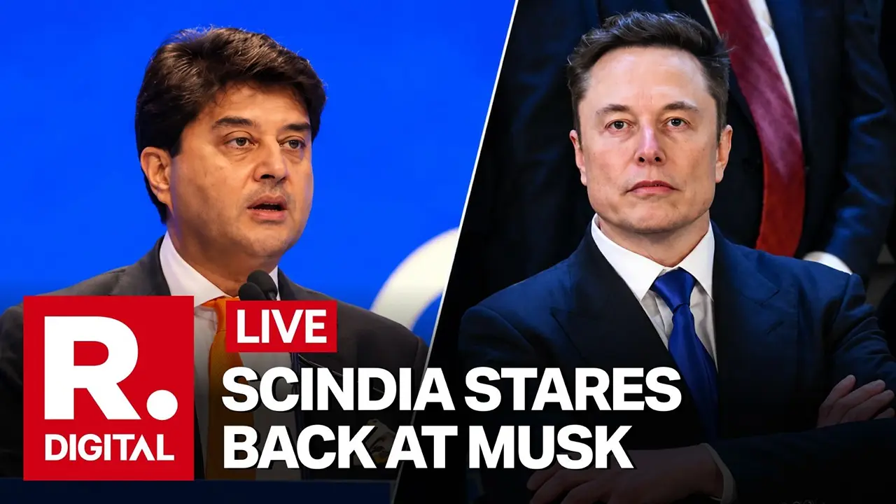 'India Doesn't Allow Monopoly in Any Sector': Jyotiraditya Scindia Responds to Musk's Claims on Blocking of Starlink License 'India Doesn't Allow Monopoly in Any Sector': Jyotiraditya Scindia Responds to Musk's Claims on Blocking of Starlink License