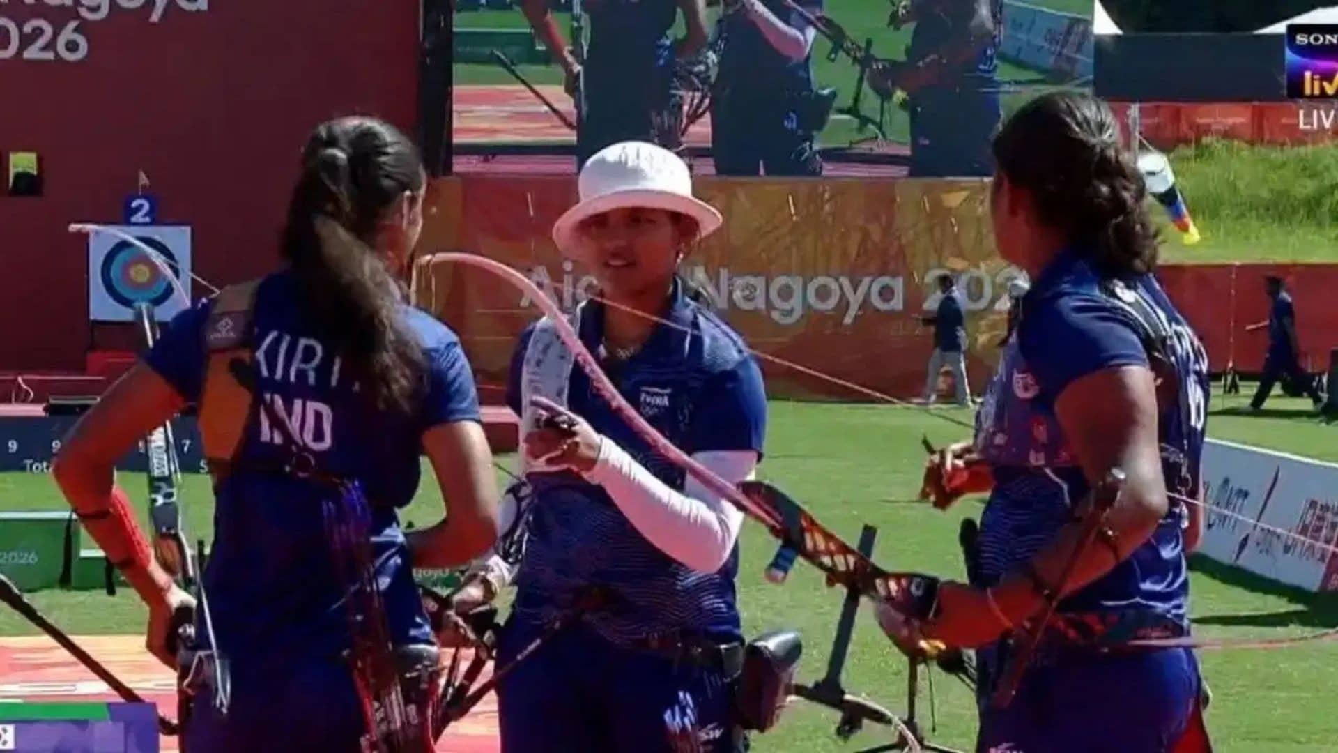 Indian women's recurve team won a historic gold medal at the Asian Games 2026 in Aichi-Nagoya