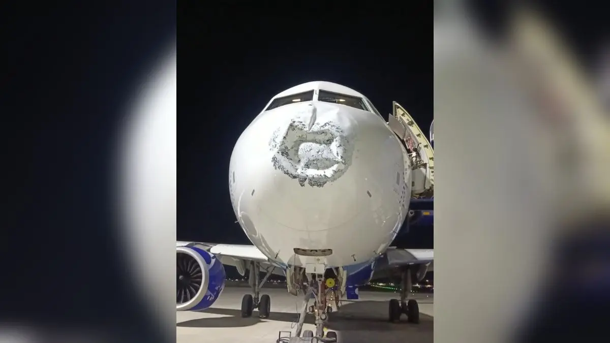 IndiGo Patna-Lucknow Flight Hit by Lightning at 17,000 Feet, Nose Damaged; Lands Safely IndiGo Patna-Lucknow Flight Hit By Lightning, Nose Damaged; Lands Safely
