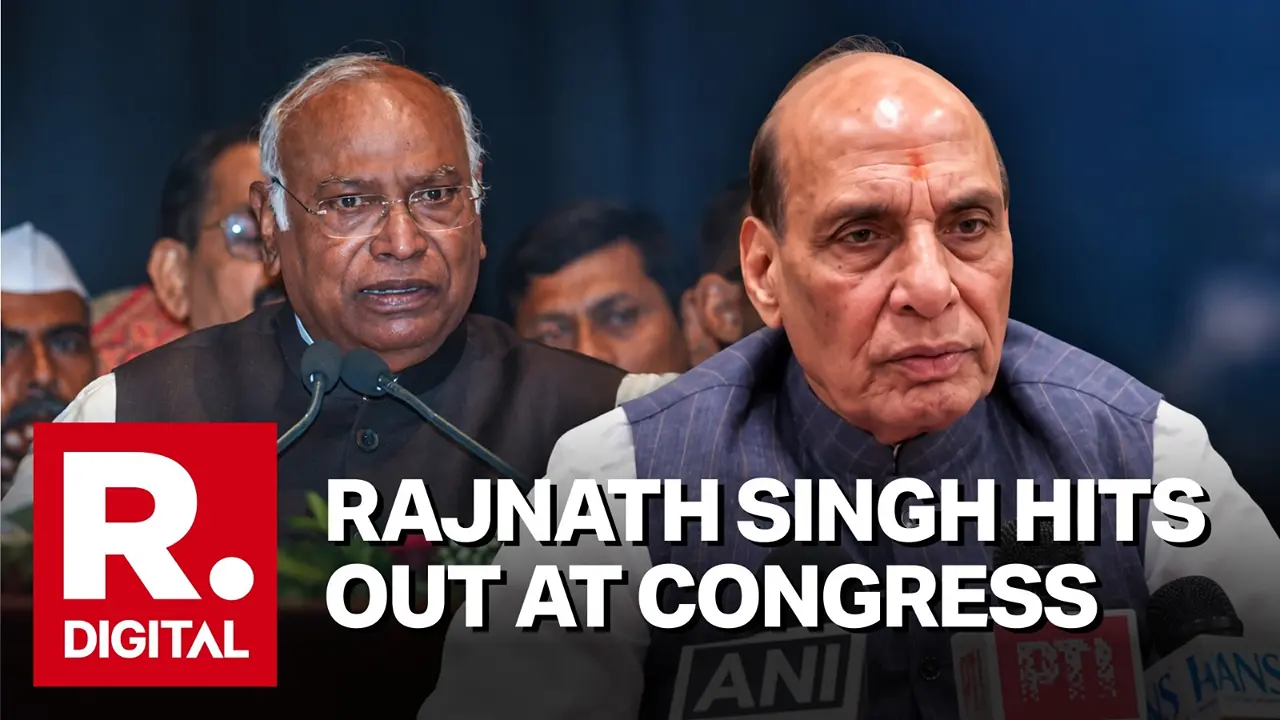 'Instead of Expressing Regret, Congress Is Busy Defending Kharge': Rajnath Singh Attacks Rahul Gandhi Over Remark on PM Modi 'Instead of Expressing Regret, Congress Is Busy Defending Kharge': Rajnath Singh Attacks Rahul Gandhi Over Remark on PM Modi