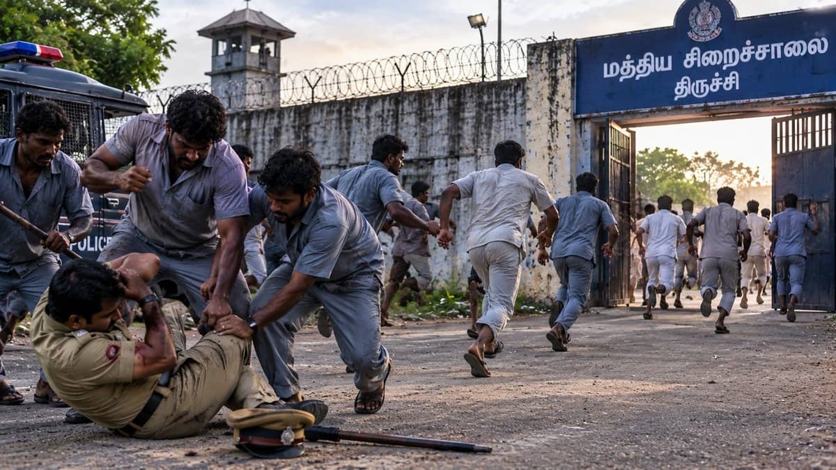 Tamil Nadu Jailbreak: 17 Inmates Escape Theni Sub-Jail After Assaulting ...