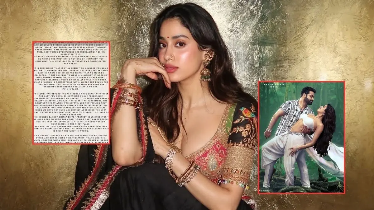 Janhvi Kapoor Harshly Reacts To Morphed Chuttamalle Video, Says 'Bordering On Sexual Assault' Janhvi Kapoor Harshly Reacts To Morphed Chuttamalle Video