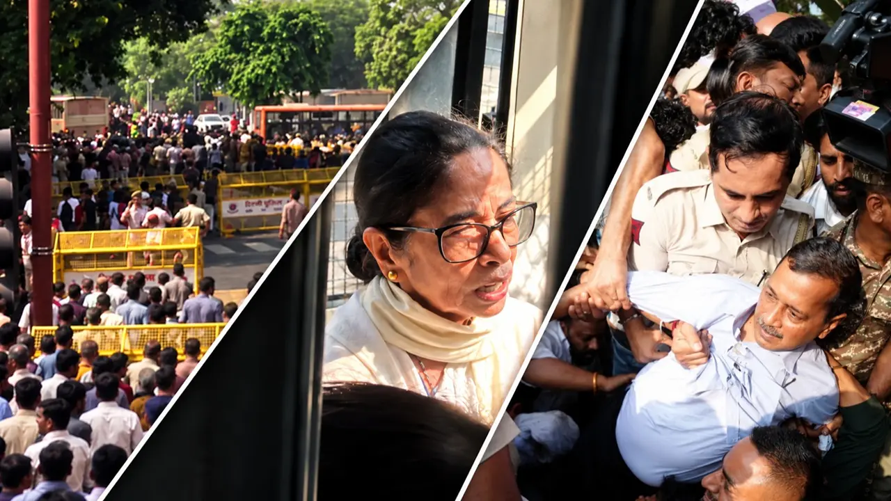 जंतर-मंतर पर CJP प्रोटेस्ट के बीच पुलिस का बड़ा एक्शन, पूरी दिल्ली में केजरीवाल-ममता बनर्जी समेत करीब 1000 प्रदर्शनकारियों को हिरासत में लिया जंतर-मंतर पर CJP प्रोटेस्ट के बीच पुलिस का बड़ा एक्शन, पूरी दिल्ली में केजरीवाल-ममता बनर्जी समेत करीब 1000 प्रदर्शनकारियों को हिरासत में लिया