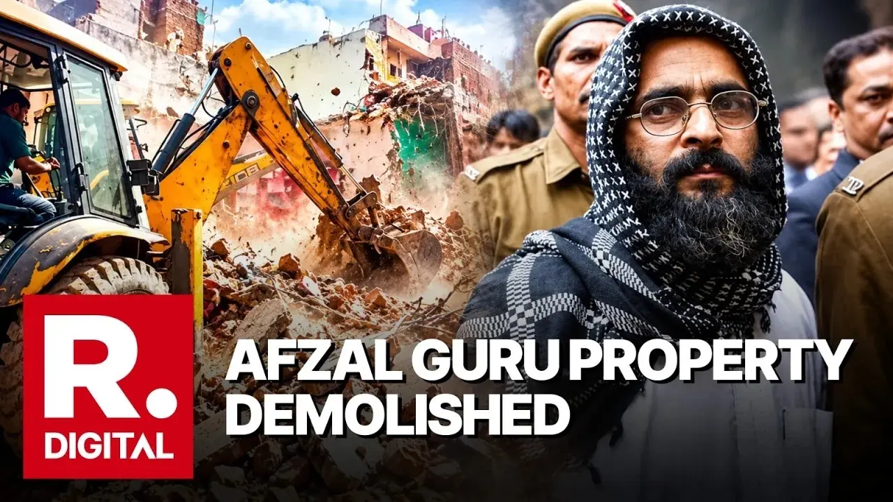Afzal Guru-Linked Property Demolished In Baramulla As J&K Authorities Remove Illegal Encroachment J&K Authorities Demolish Afzal Guru-Linked Illegal Property in Baramulla