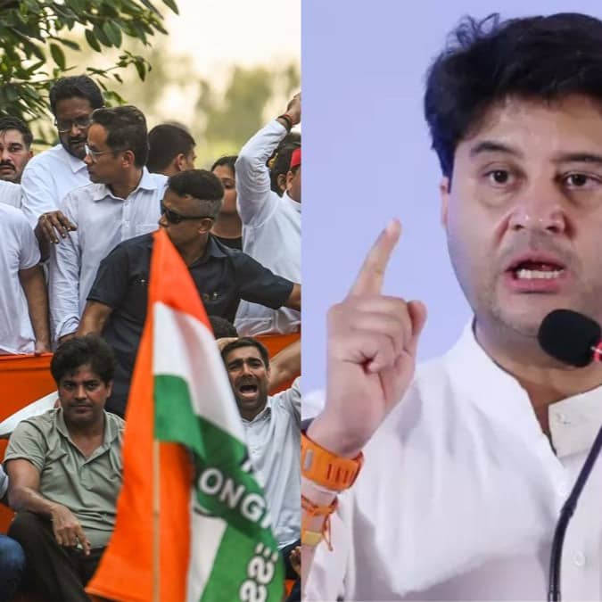 Jyotiraditya Scindia hits out at Opposition protest in Delhi