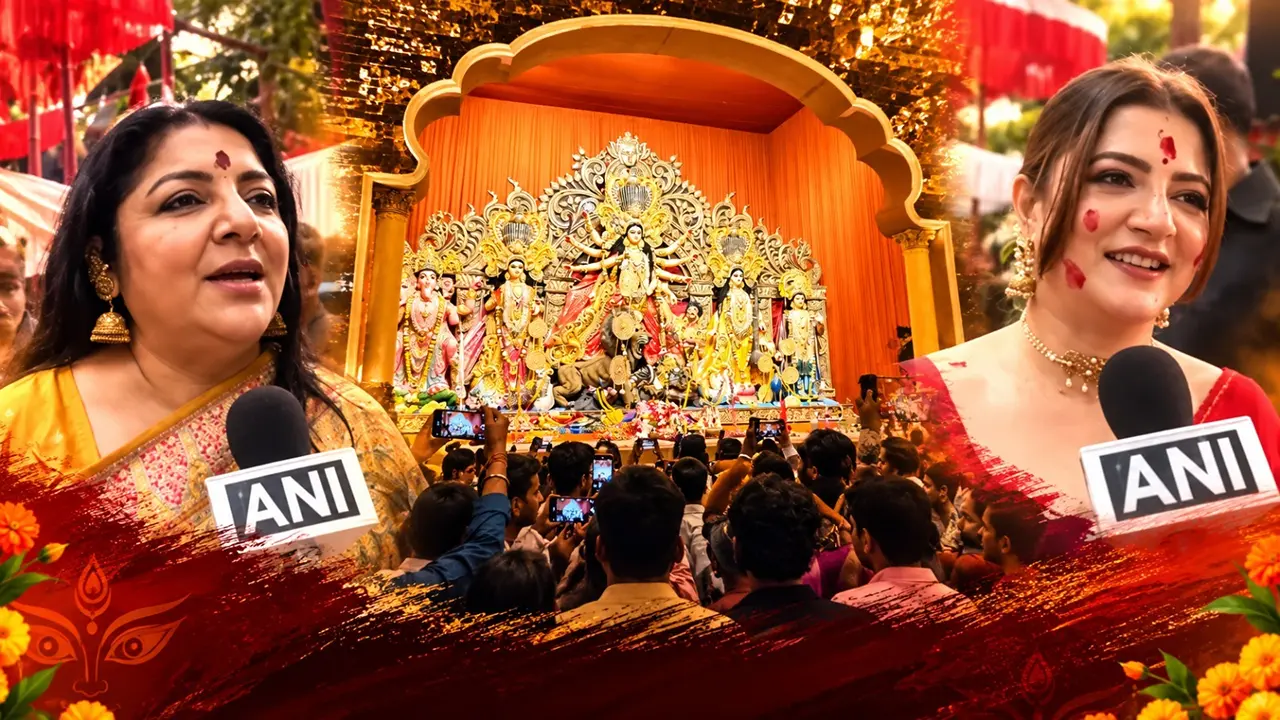 कोलकाता में दुर्गा पूजा के आखिरी दिन जमकर हुआ 'सिंदूर खेला', लॉकेट चटर्जी बोलीं- बहुत ही अच्छा माहौल है, आज दुर्गा मां अपने ससुराल जा रही हैं... कोलकाता में दुर्गा पूजा के आखिरी दिन जमकर हुआ 'सिंदूर खेला', लॉकेट चटर्जी बोलीं- बहुत ही अच्छा माहौल है, आज दुर्गा मां अपने ससुराल जा रही हैं...