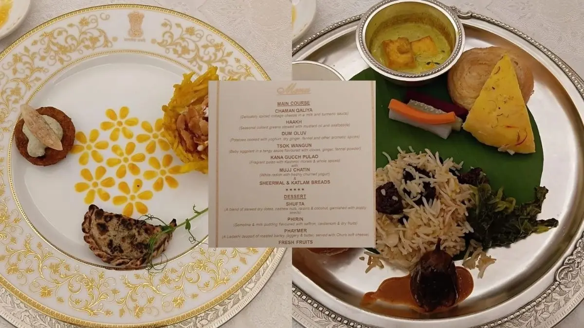 Kanna Guchh Pulao To Phirin, Kashmiri Flavours Take Centre Stage At President Murmu’s Dinner For Swiss President Kashmiri Flavours Take Centre Stage At President Murmu’s Dinner For Swiss President