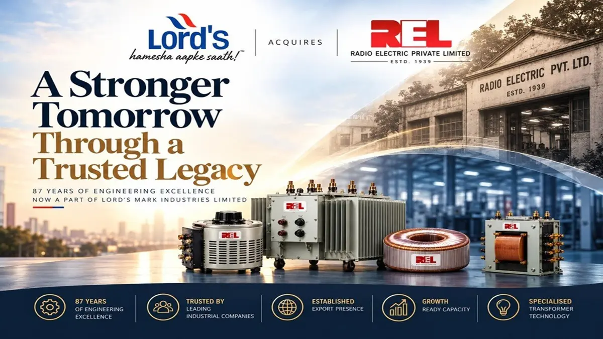 Lord’s Mark Industries Limited Acquires Radio Electric Private Limited, Combining Engineering Heritage With New Growth Opportunities Lord’s Mark Industries Limited Acquires Radio Electric Private Limited, Combining Engineering Heritage With New Growth Opportunities