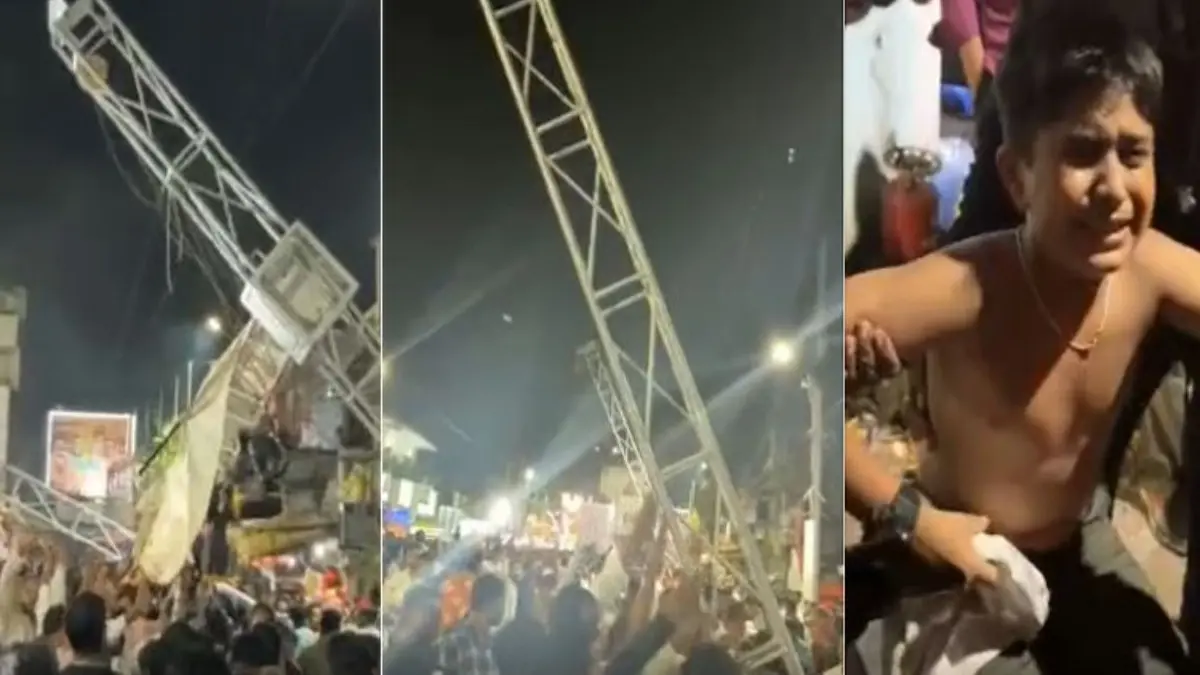 MP: 2 Killed, 5 Injured After Dussehra Procession Comes in Contact with 11 KV Power Lines in Jabalpur MP: 2 Killed, 5 Injured After Dussehra Procession Comes in Contact with 11 KV Power Lines in Jabalpur