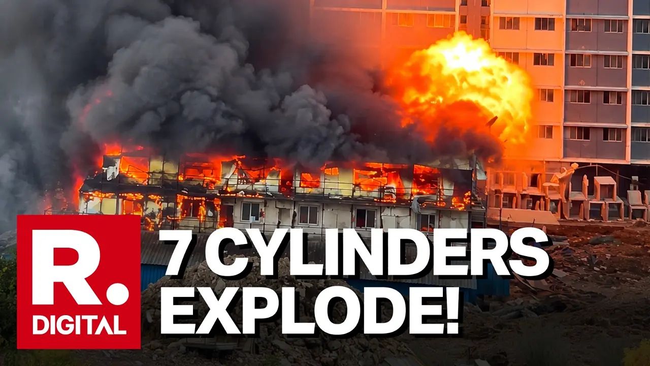 Mumbai Mulund Labour Camp Fire: Multiple Gas Cylinders Explode, All Workers Evacuated Safely Mulund Labour Camp Fire: 7 Gas Cylinders Explode, Workers Evacuated