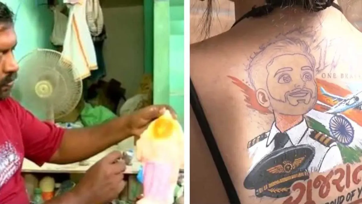 Navaratri 2026: Preparations In Full Swing In Gujarat; Youngsters Get Tattoos Featuring Captain Smit Machhar Navaratri Preparations In Full Swing