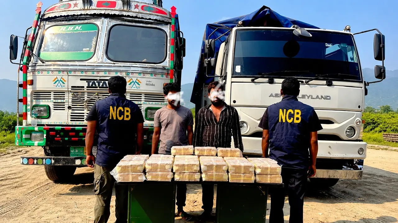 NCB Guwahati Seizes 53.937 Kg Methamphetamine/WY Tablets Worth Rs 43 Crore; Two Arrested NCB Guwahati Seizes 53.937 Kg Methamphetamine/WY Tablets Worth Rs 43 Crore; Two Arrested