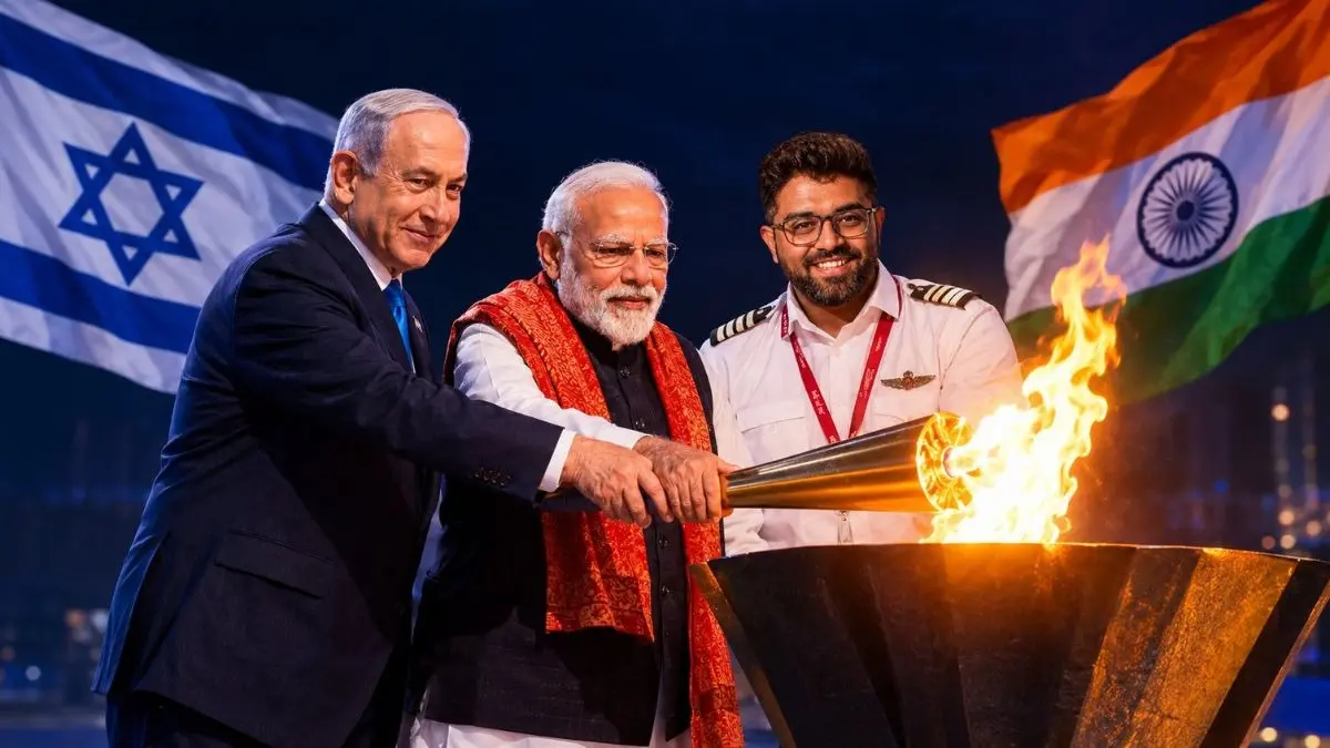 भारत के लाल ने बढ़ाया देश का सम्मान... नेतन्याहू ने फोन कर PM मोदी के साथ मच्छार को दिया इजरायल आने का न्योता, पश्चिम एशिया पर भी हुई चर्चा Netanyahu invites PM Modi and Smit Machchhar to light Independence Day torch