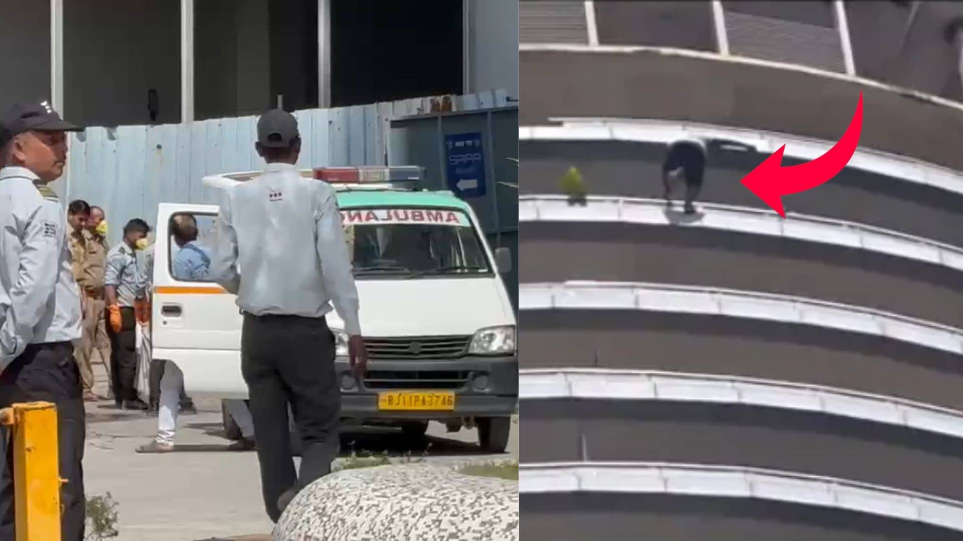 Noida supernova society youth suicide jump 43th floor air bnb 