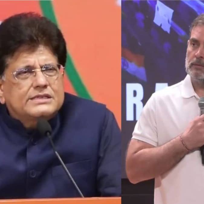 Piyush Goyal hits out at Oppn rahul gandhi