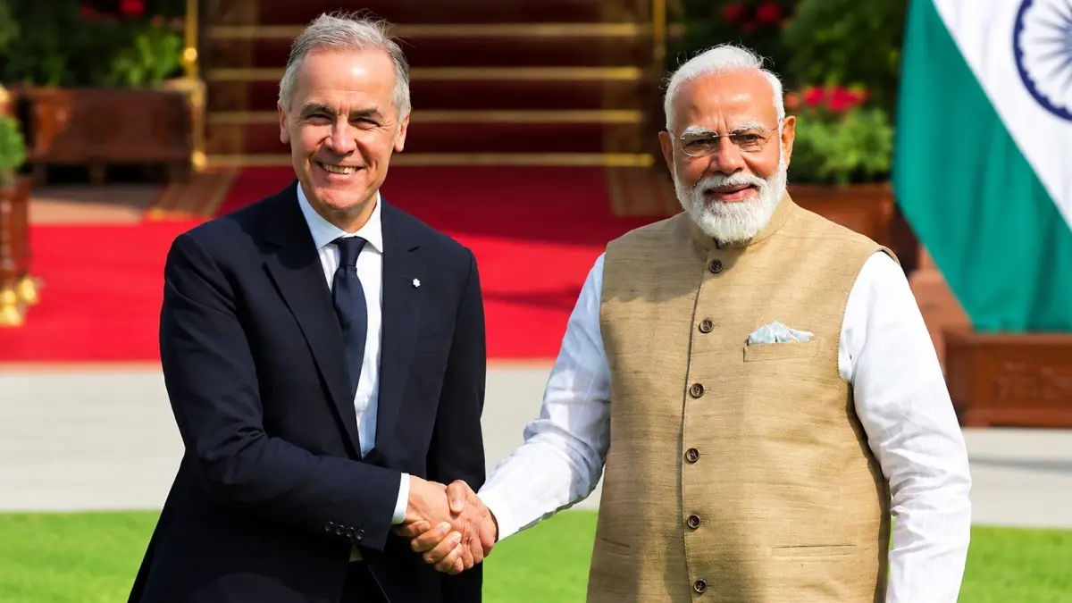 PM मोदी की कनाडा के पीएम मार्क कार्नी के साथ फोन पर हुई बातचीत, दोनों देशों के संबंधों में पॉजिटिव रफ्तार बनाए रखने समेत इन मुद्दों पर हुई चर्चा PM मोदी की कनाडा के पीएम मार्क कार्नी के साथ फोन पर हुई बातचीत, दोनों देशों के संबंधों में पॉजिटिव रफ्तार बनाए रखने समेत इन मुद्दों पर हुई चर्चा