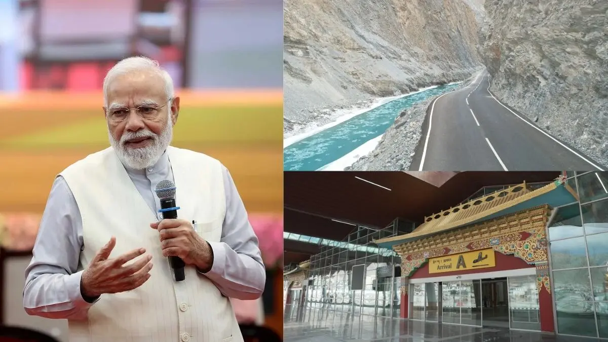 PM मोदी लद्दाख को देंगे 3350 करोड़ की परियोजनाओं की सौगात, लेह एयरपोर्ट टर्मिनल का भी करेंगे उद्घाटन PM मोदी लद्दाख को देंगे 3350 करोड़ की परियोजनाओं की सौगात, लेह एयरपोर्ट टर्मिनल का भी करेंगे उद्घाटन